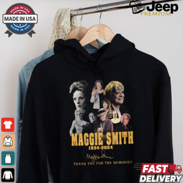 Maggie Smith 1934 2024 Thank You For The Memories Signature T Shirt