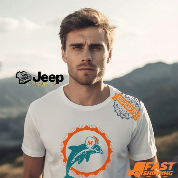 Miami Dolphins 1966 Retro Logo T Shirt