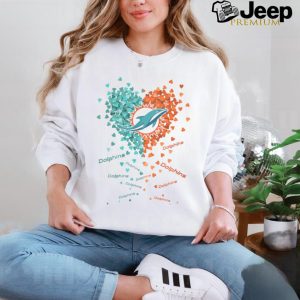 Miami Dolphins Heart Shirt