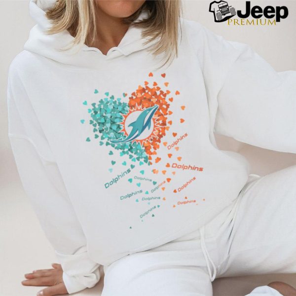 Miami Dolphins Heart Shirt