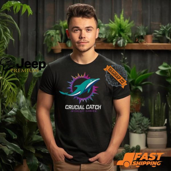 Miami Dolphins Nike Black 2024 NFL Crucial Catch T Shirt