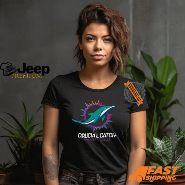 Miami Dolphins Nike Black 2024 NFL Crucial Catch T Shirt