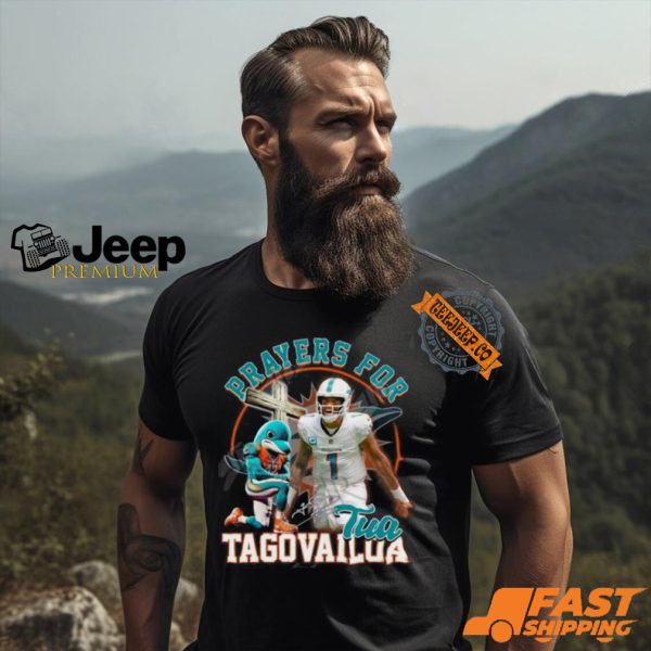 Miami Dolphins Prayers For Tua Tagovailoa T Shirt