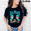 Michael Myers And Billy The Puppet X Miami Dolphins Pee On NFL Teams Halloween Shirt