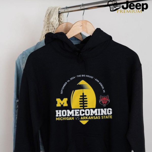 Michigan Wolverines Valiant Blue 2024 Homecoming Gameday Shirt