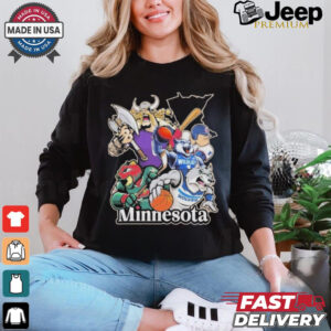 Minnesota Sports Teams Mascots Vintage T shirt