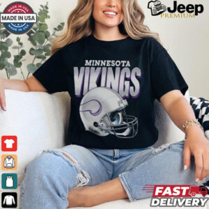 Minnesota Vikings Gradient Helmet shirt