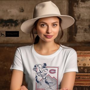 Montreal Canadiens Starter White Player Grid T Shirt