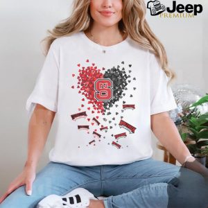 NC State Wolfpack Heart Shirt