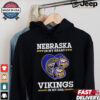 Nebraska in my heart Vikings in ny DNA shirt