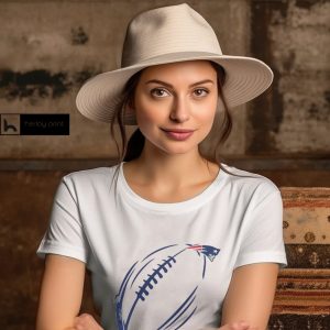 New England Patriots G III 4Her by Carl Banks Subtle Football Fitted T Shirt