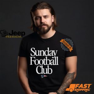 New England Patriots Sunday Football Club Heavyweight T Shirt