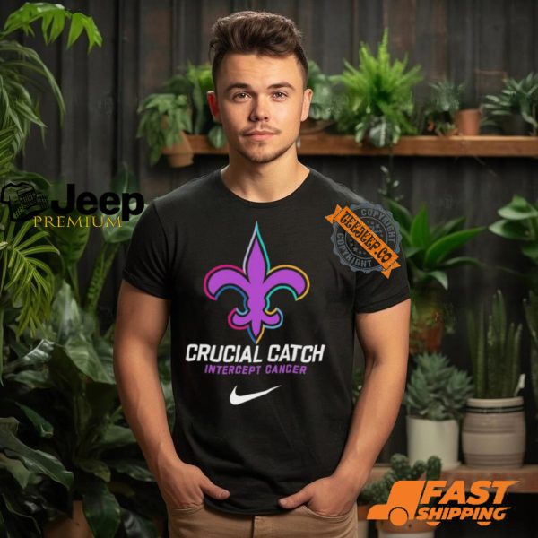 New Orleans Saints X Nike 2024 NFL Crucial Catch Shirt