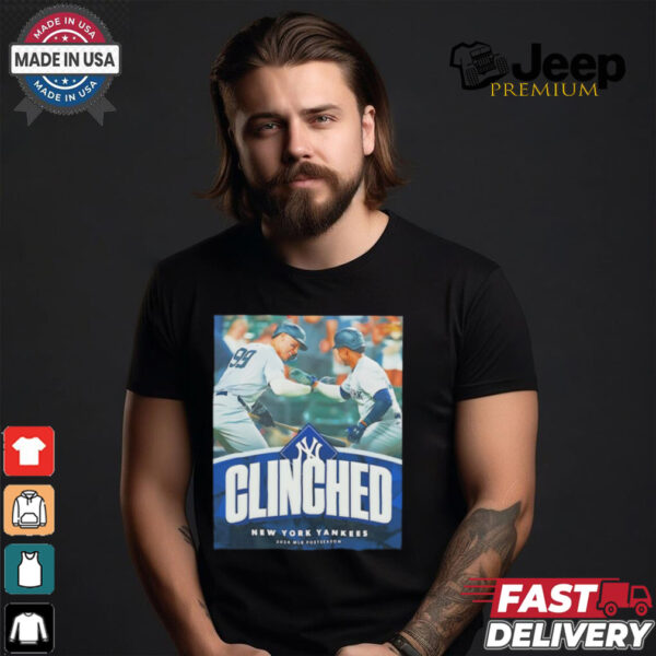 New York Yankees 2024 MLB Postseason clinched shirt