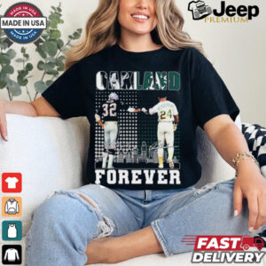 Oakland Forever Marcus Allen And Rickey Henderson Signatures Shirt