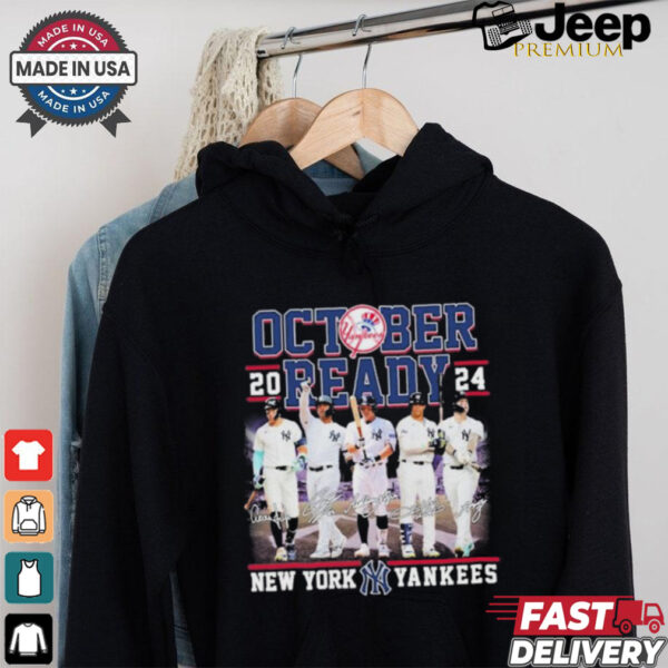 October Ready 2024 New York Yankees signatures Shirt