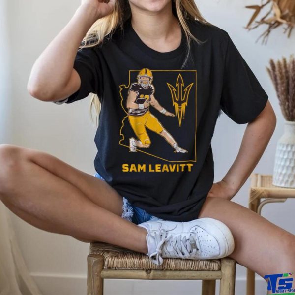 Official ASU Football Sam Leavitt State Star Arizona State Sun Devils t shirt