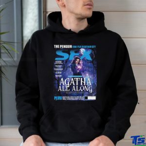 Official Agatha All Along SFX The Penguin Fowl Play In Gotham City Magazine Cover Unisex T Shirt