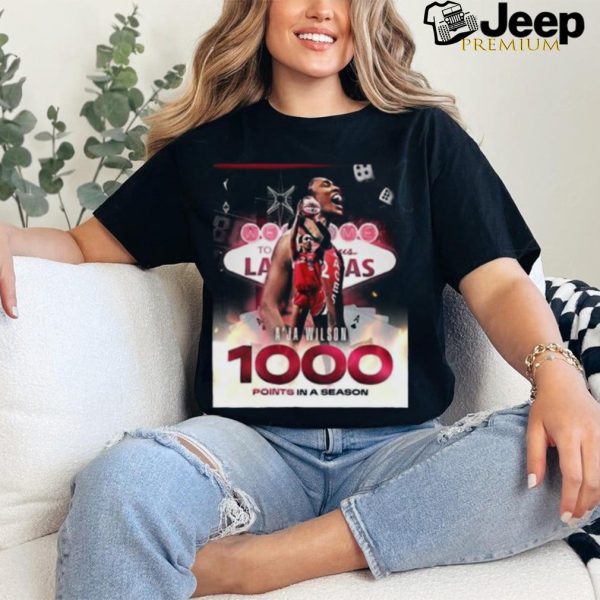 Official A’ja Wilson 1000 Points In A Season Congratulations Welcome To The W WNBA Merchandise T Shirt