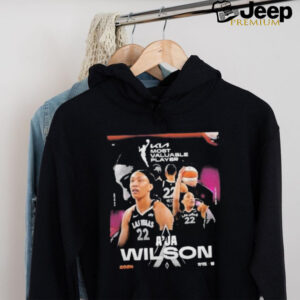 Official A’ja wilson from las vegas aces is your 2024 kia wNBA mvp kia most valuable player T shirt