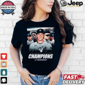 Official American League East Champs New York Yankees Poster Shirt