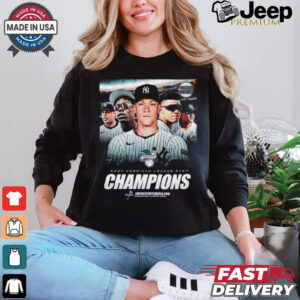 Official American League East Champs New York Yankees Poster Shirt