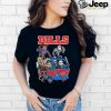 Official Buffalo Bills NFL Horror Characters Movie Hippie Halloween Shirt