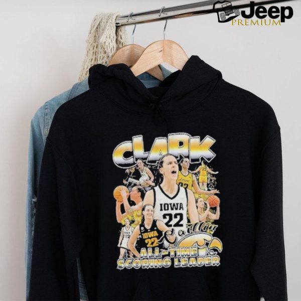 Official Caitlin Clark All Time Scoring Leader Player Basketball Iowa Hawkeyes Shirt