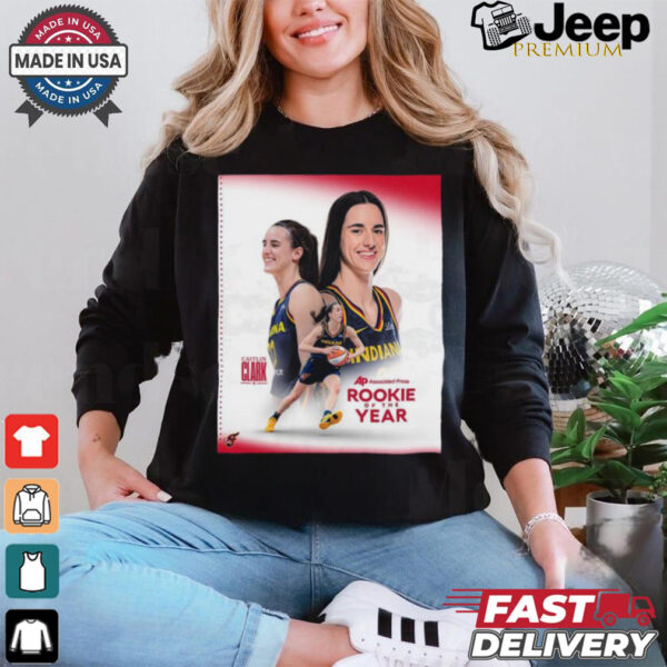 Official Caitlin Clark Indiana Fever Associated Press Rookie Of The Year 2024 shirt