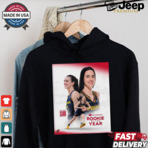 Official Caitlin Clark Indiana Fever Associated Press Rookie Of The Year 2024 shirt