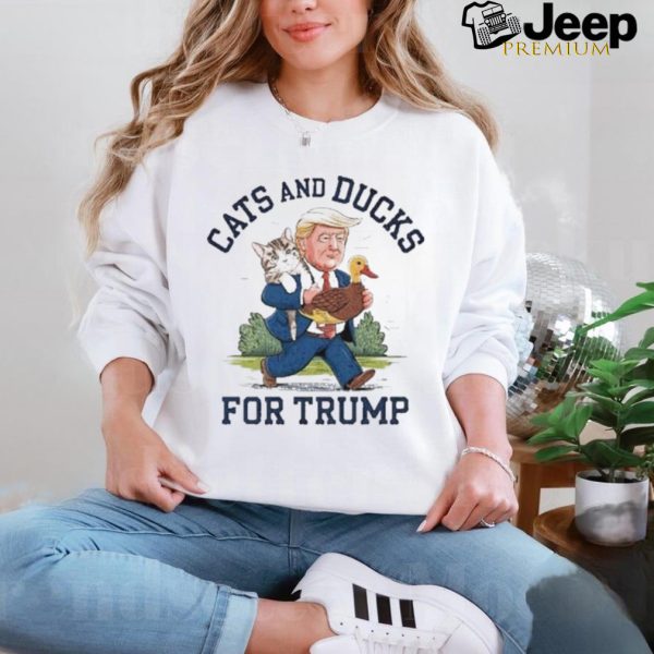 Official Cats and Ducks for Trump 2024 Kittens and Ducks for Trump T Shirt