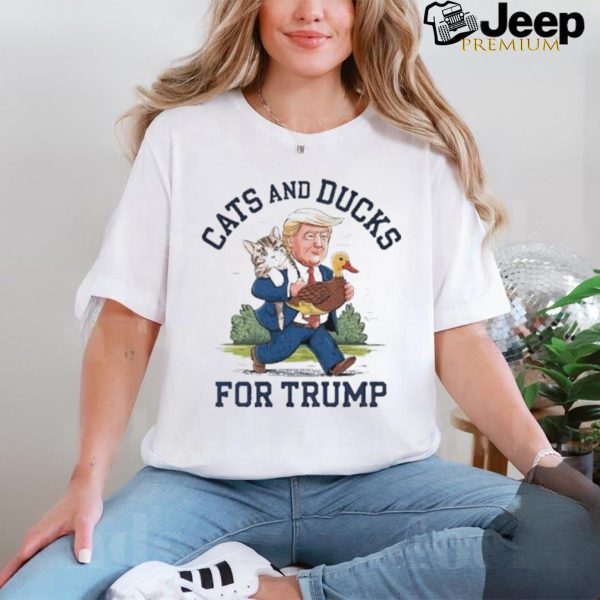 Official Cats and Ducks for Trump 2024 Kittens and Ducks for Trump T Shirt