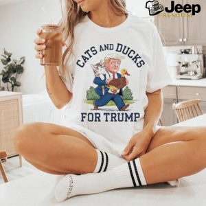 Official Cats and Ducks for Trump 2024 Kittens and Ducks for Trump T Shirt