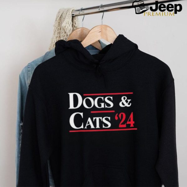 Official Dogs And Cats 2024 They’re Eating The Dogs Shirt