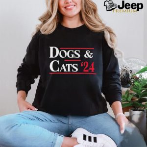 Official Dogs And Cats 2024 They’re Eating The Dogs Shirt