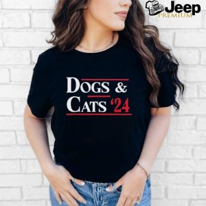 Official Dogs And Cats 2024 They’re Eating The Dogs Shirt