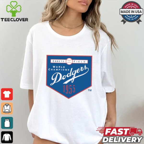 Official Ebbets Field World Champions Brooklyn MLB Los Angeles Dodgers 1995 t shirt