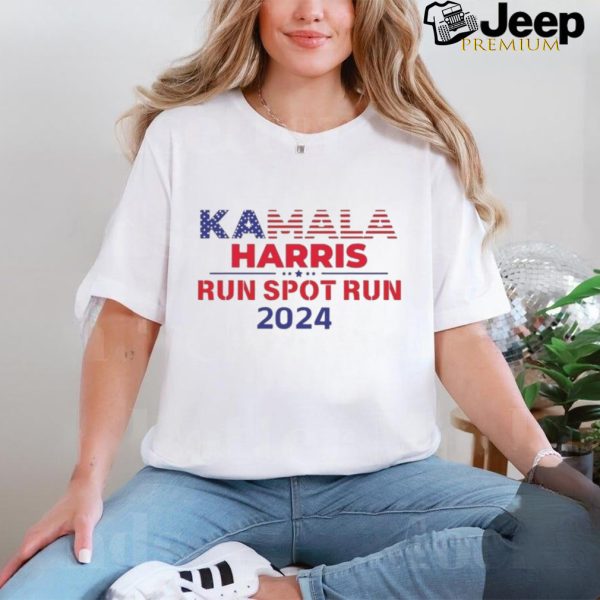 Official Election Run Spot Run Donald Trump Debate 2024 Kamala T Shirt