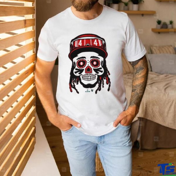 Official Elly De La Cruz Sugar Skull Cincinnati Reds t shirt