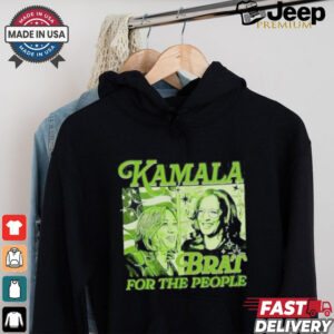 Official Kamala Brat For The People Kamala Harris For President 2024 Charli Xcx Inspired T shirt