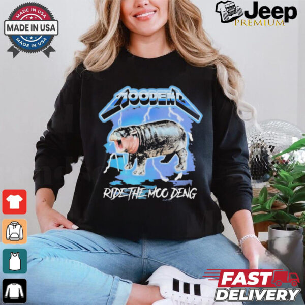 Official Moo Deng Ride The Moo Deng Shirt