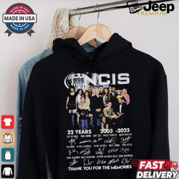 Official NCIS 22 Years 2003 2025 Thank You For The Memories T Shirt