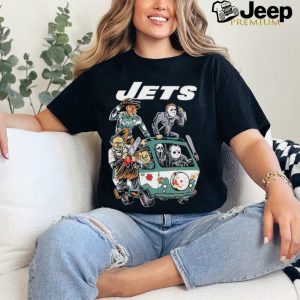 Official New York Jets NFL Horror Characters Movie Hippie Halloween...