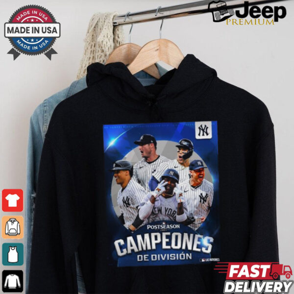 Official New York Yankees Postseason Campeones De Division 2024 Shirt