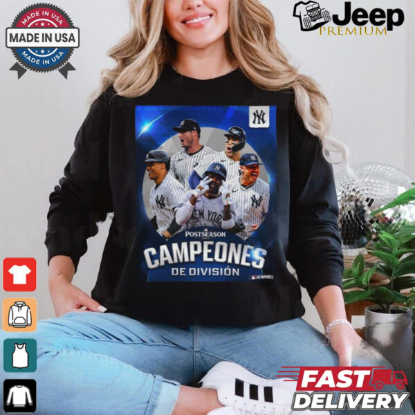 Official New York Yankees Postseason Campeones De Division 2024 Shirt