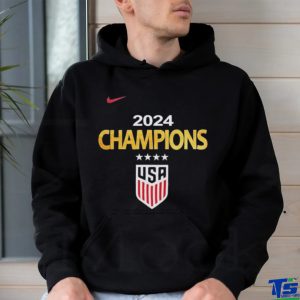 Official Nike US Womens National Soccer Team 5 Time Olympic Gold Medal Champions 2024 Shirt