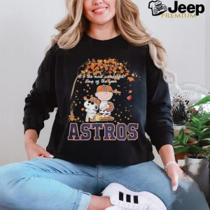 Official Peanuts Characters X Houston Astros It’S The Most Wonderful Time Of The Year 2024 Shirt