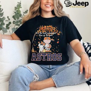 Official Peanuts Characters X Houston Astros It’S The Most Wonderful Time Of The Year 2024 Shirt