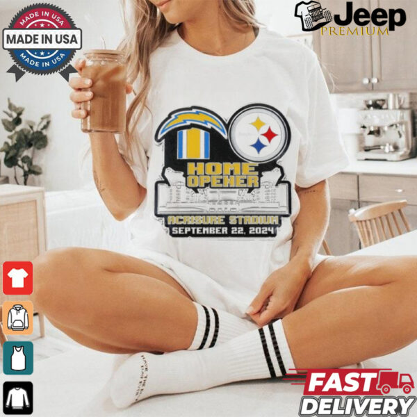 Official Pittsburgh Steelers Vs Los Angeles Chargers Gameday 2024 Home Opener September 22 Shirt