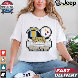 Official Pittsburgh Steelers Vs Los Angeles Chargers Gameday 2024 Home Opener September 22 Shirt